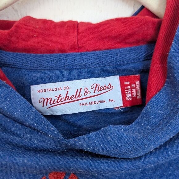 Mitchell & Ness NBA Youth (8-20) Washington Bullets Lightweight Hoodie - Picture 5 of 5